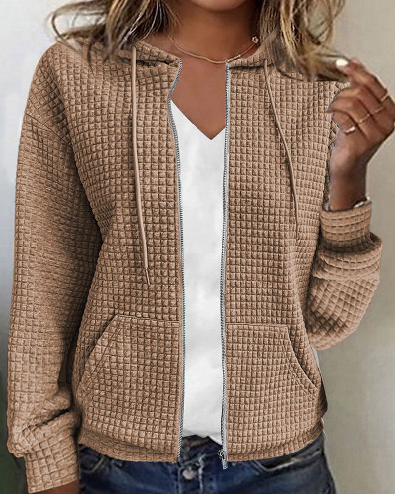 Veste en Coton à Poches pour Femme