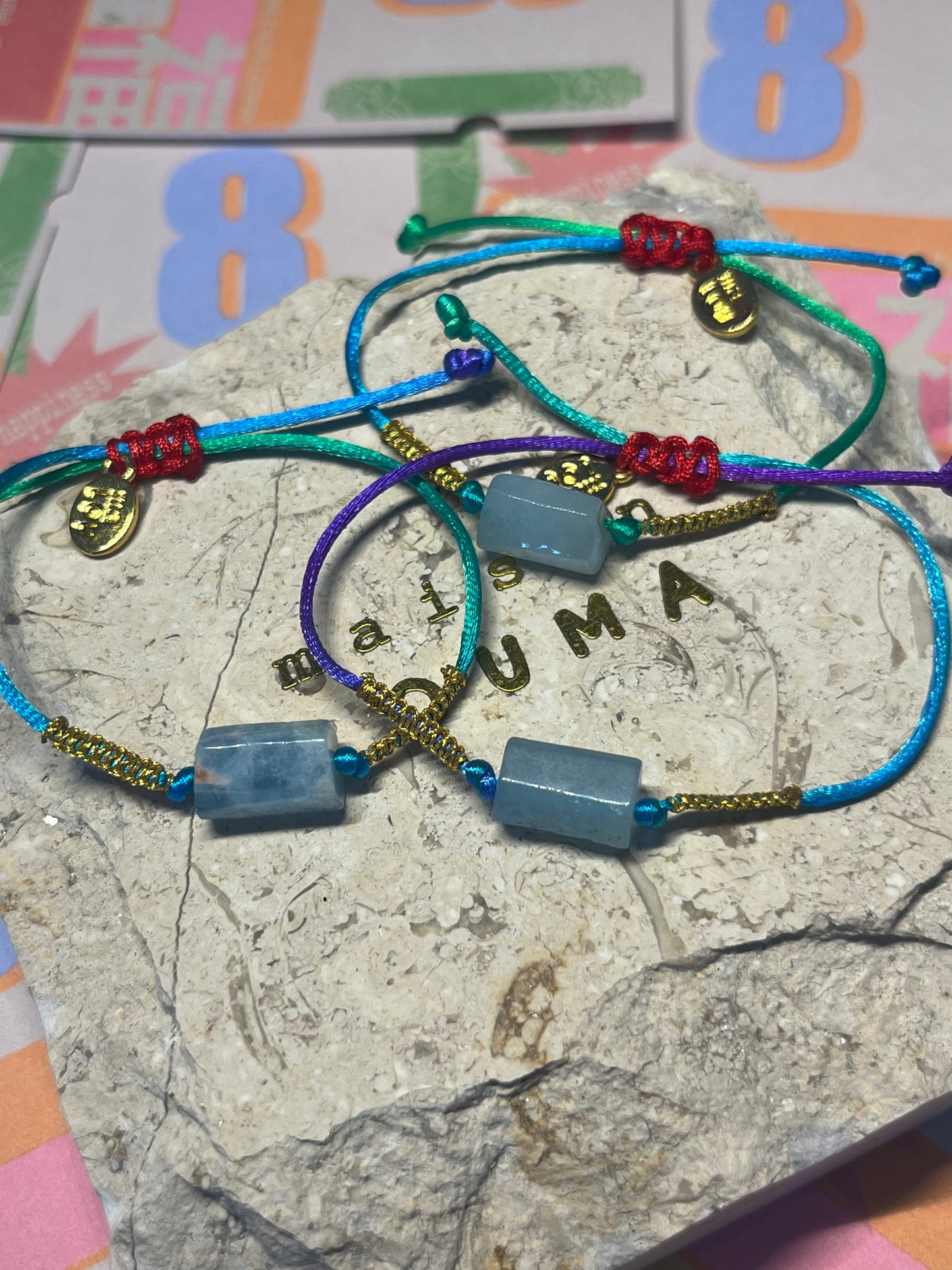 | Happiness | Kids Bracelet - Morganite stone -