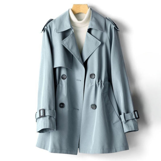 Manteau Trench Léger Silhouette Classique pour Femme