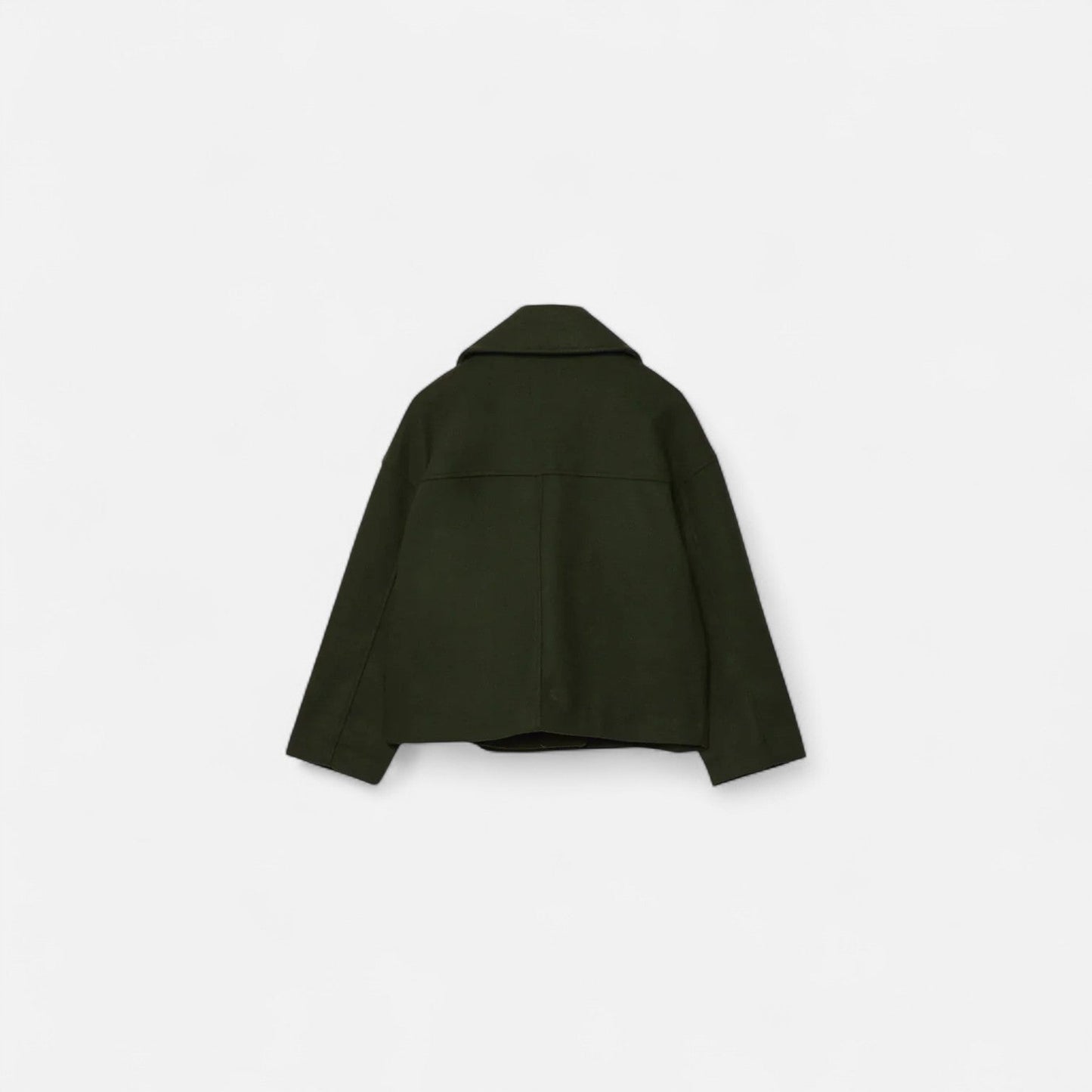 Veste Cintrée en Laine Fermeture Dissimulée pour Femme