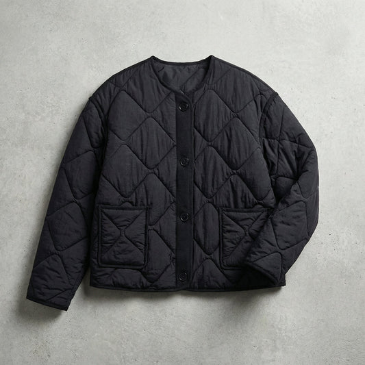 Veste Courte en Laine Tricotée Coupe Ajustée pour Femme