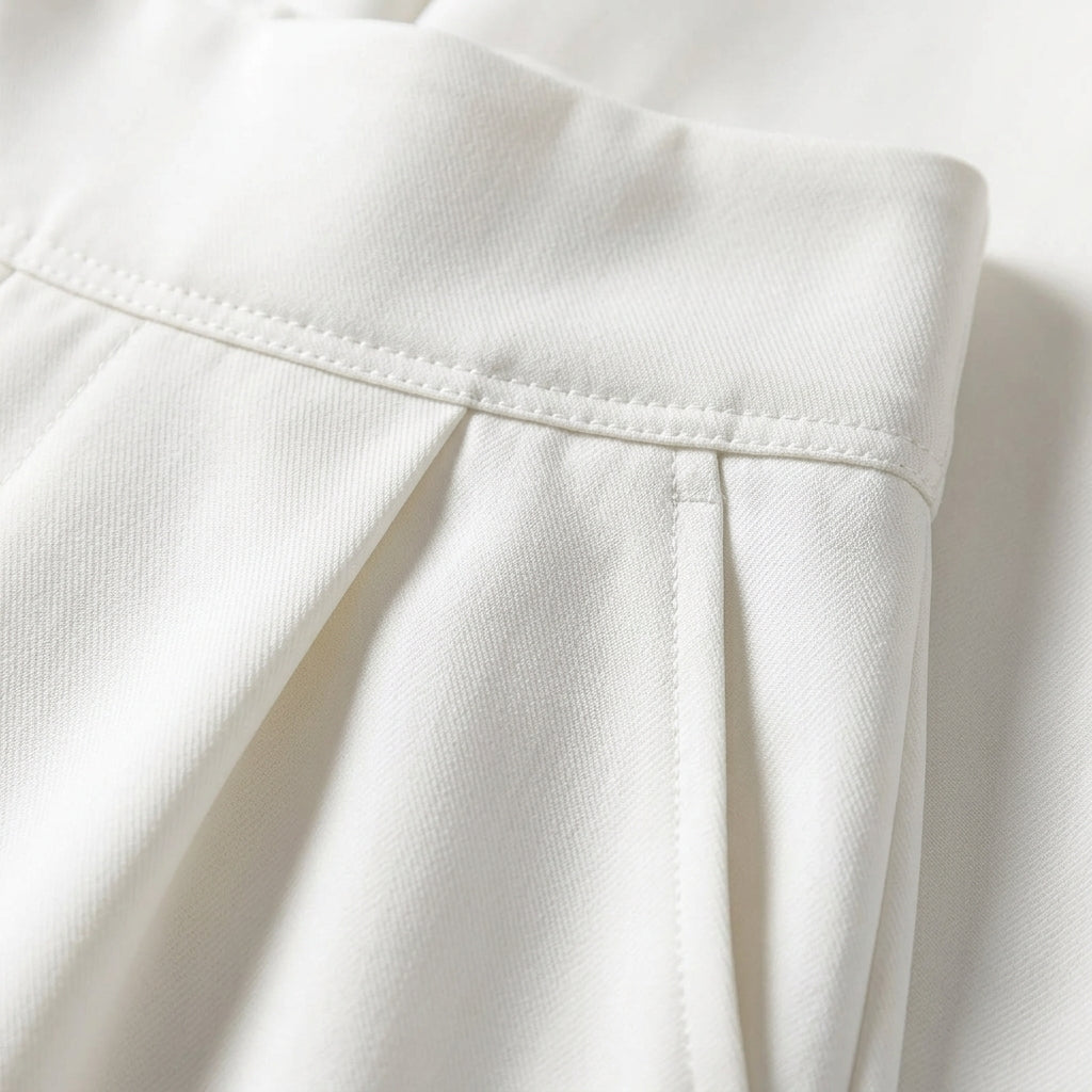 Pantalon Taille Haute Coupe Tailleur pour Femme