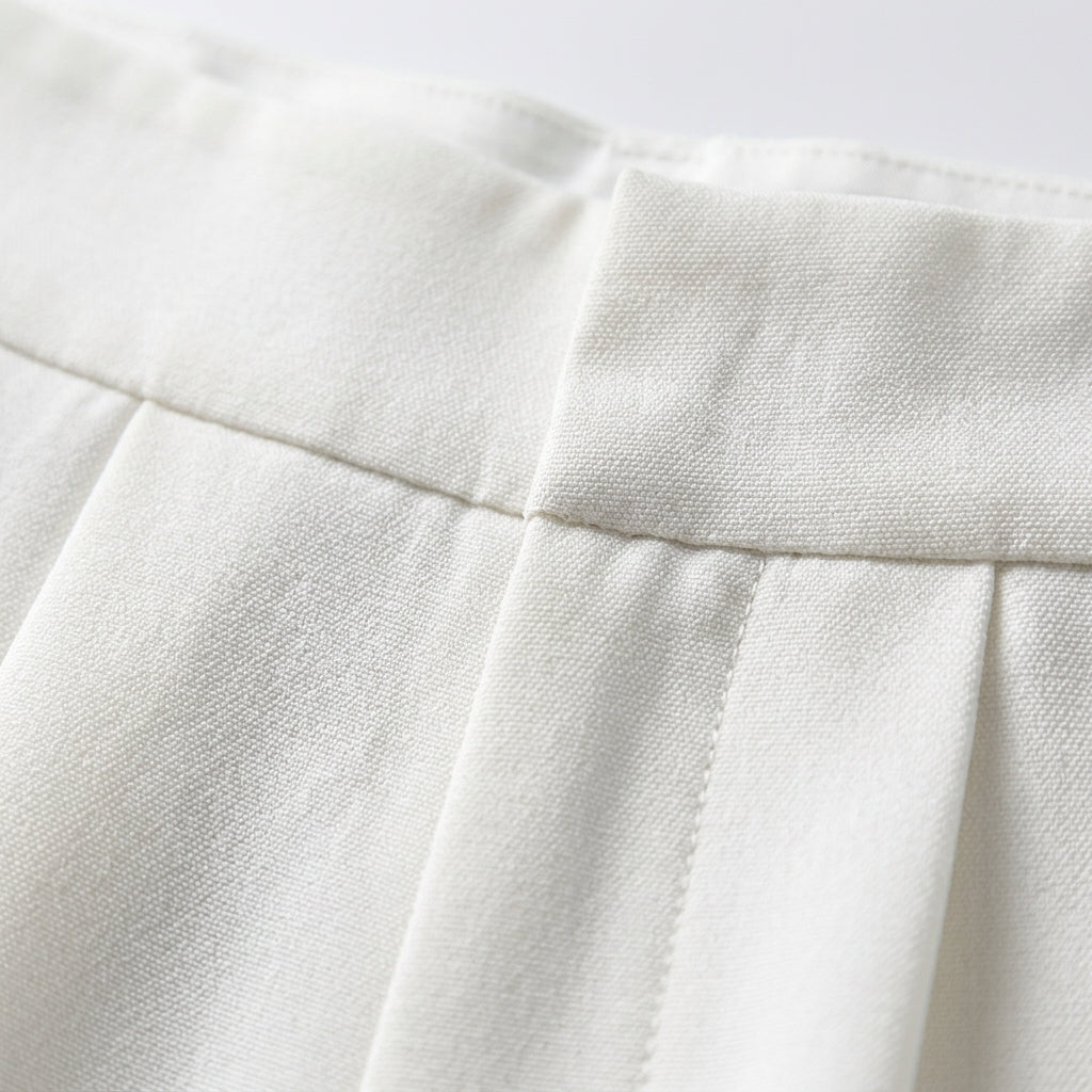 Pantalon Taille Haute Coupe Tailleur pour Femme