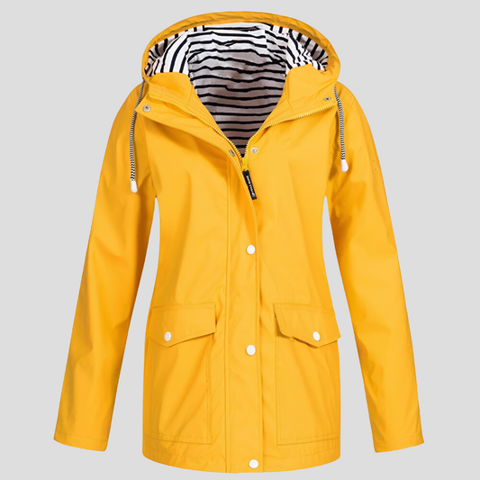 Veste Coupe-Vent à Capuche Ajustable pour Femme