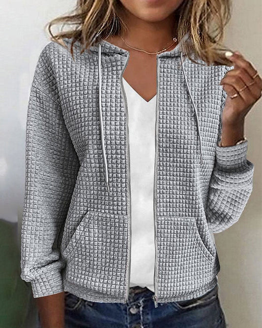 Veste en Coton à Poches pour Femme