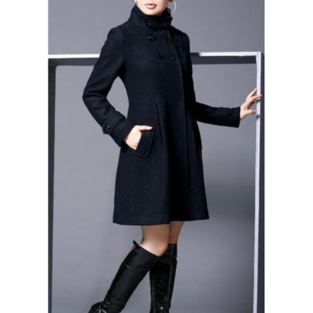 Manteau à Capuche Silhouette Fluide pour Femme