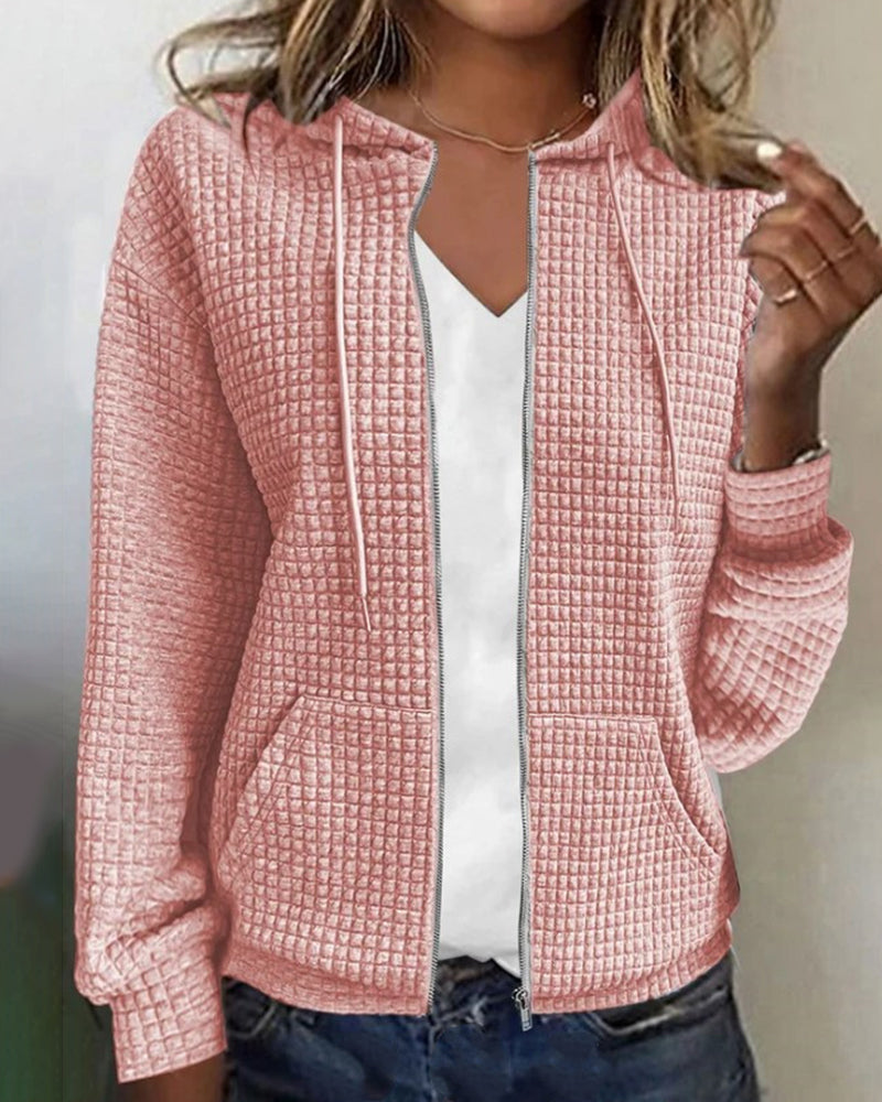 Veste en Coton à Poches pour Femme