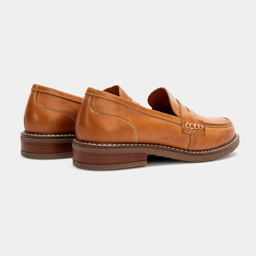 Mocassins Orthopédiques en Cuir Semelle Confort pour Femme