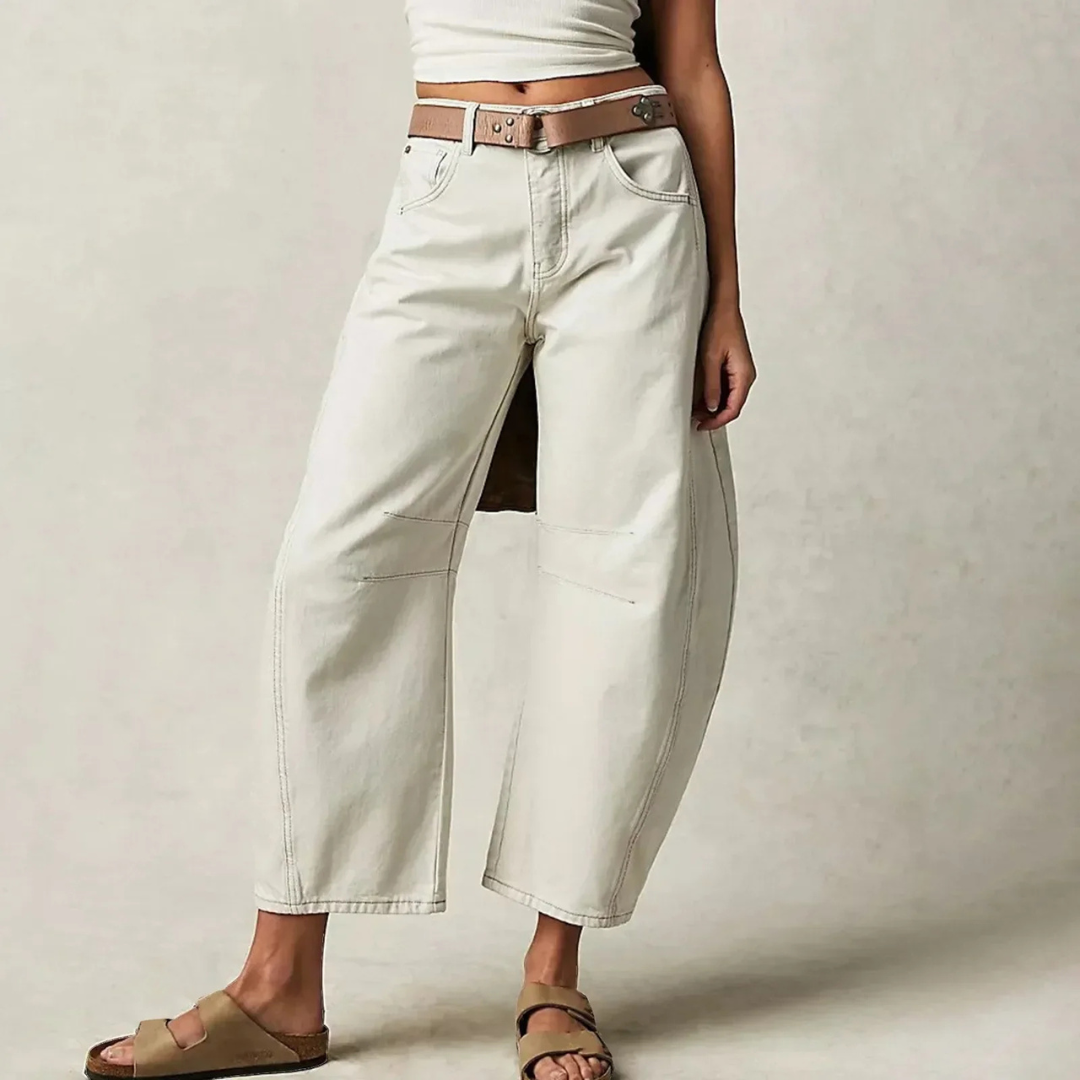 Jean Coupe Flatteuse Taille Ajustée pour Femme
