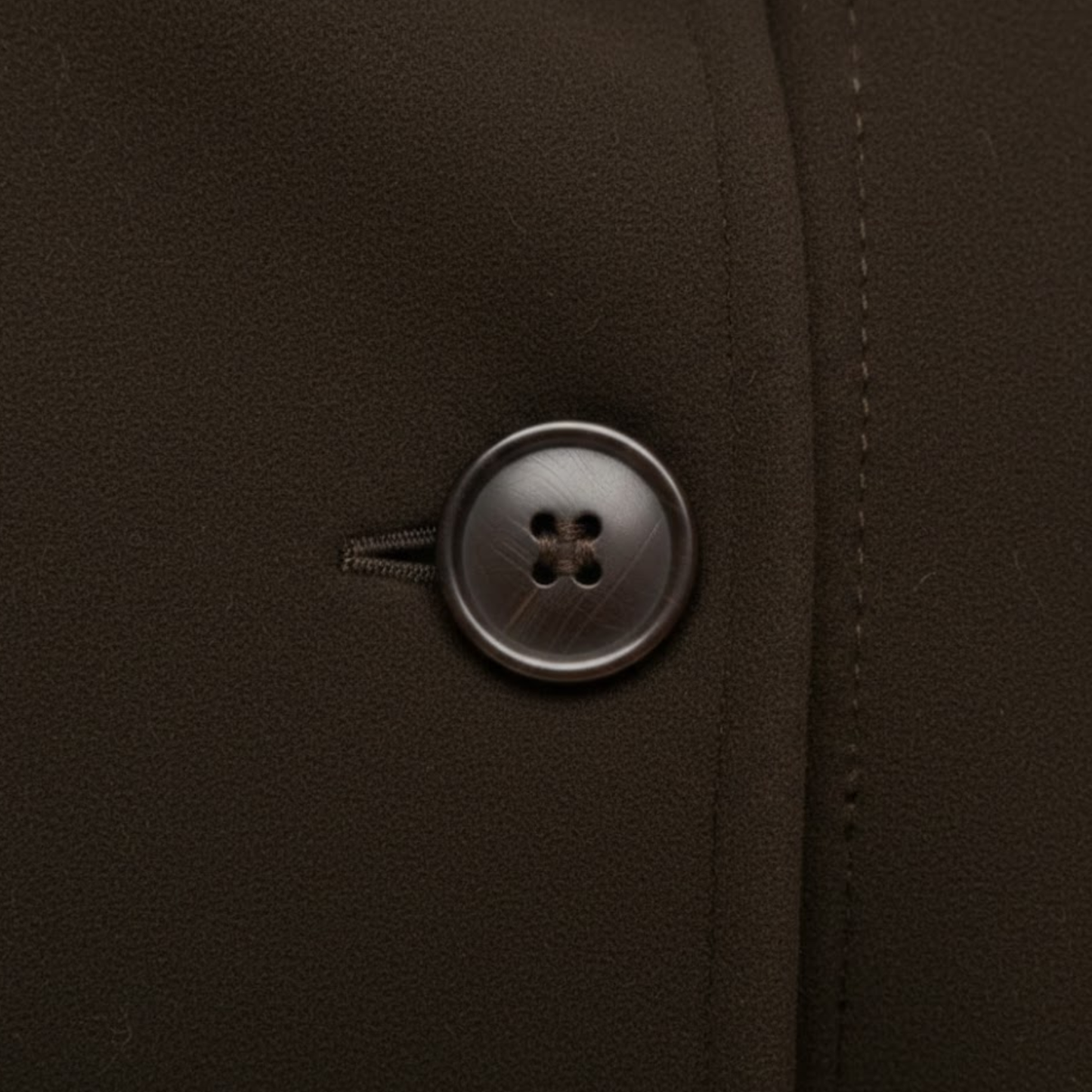 Manteau Cape Structuré Col Montant Ceinturé pour Femme