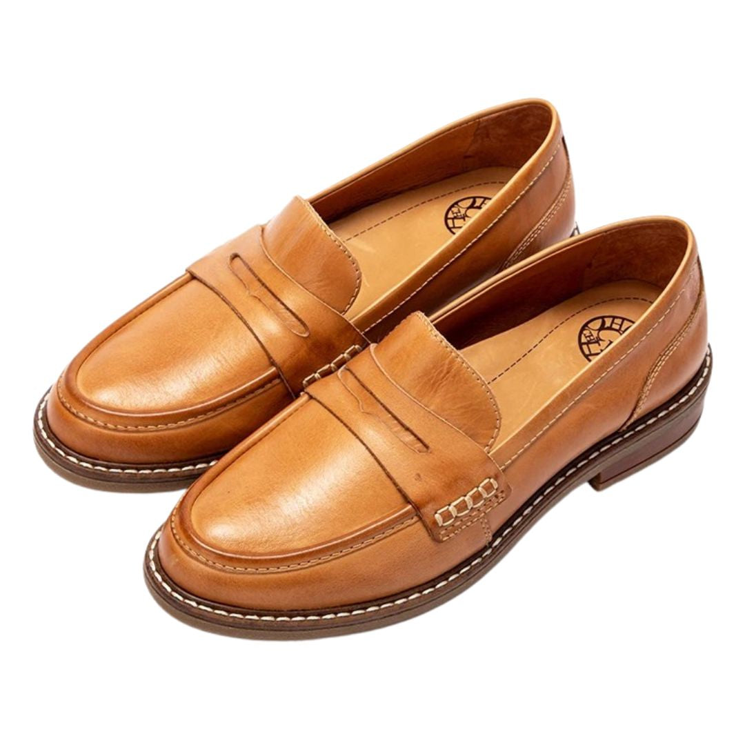 Mocassins Orthopédiques en Cuir Semelle Confort pour Femme