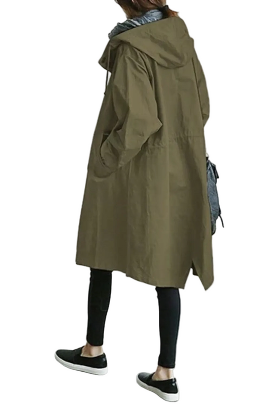 Trench-Coat Coupe-Vent Imperméable pour Femme