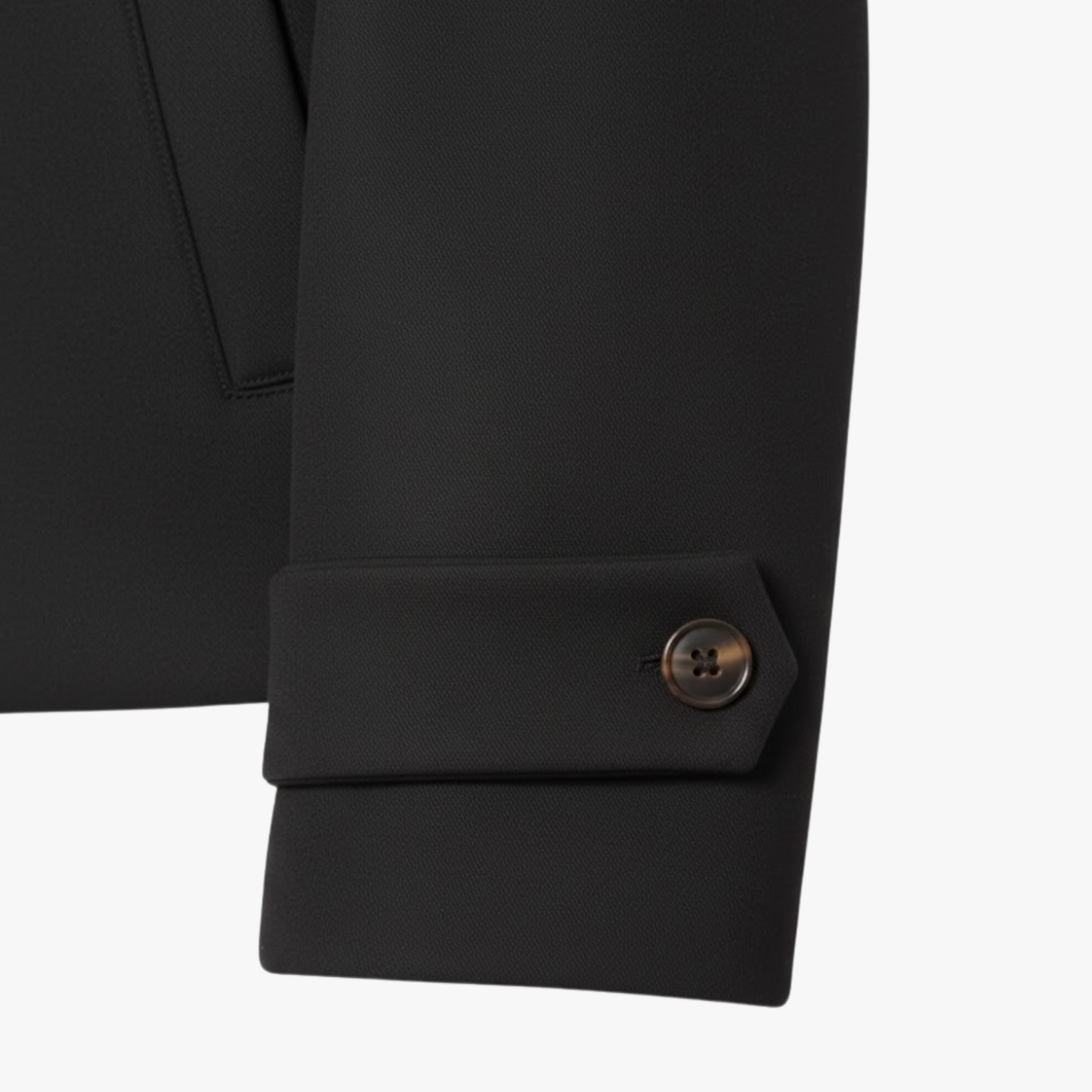 Manteau Ample Col Montant Détail Boucle pour Femme