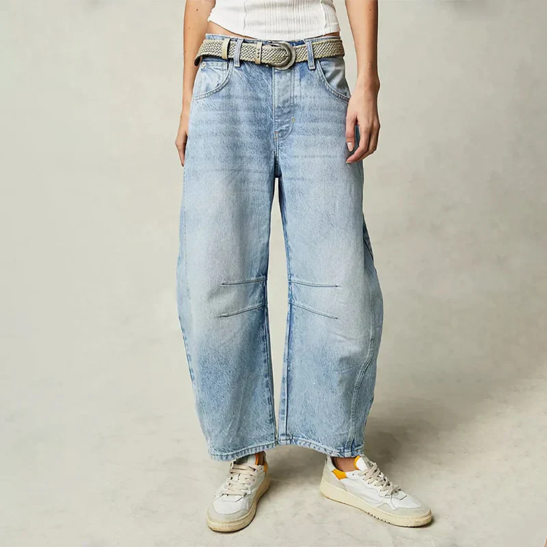 Jean Coupe Flatteuse Taille Ajustée pour Femme