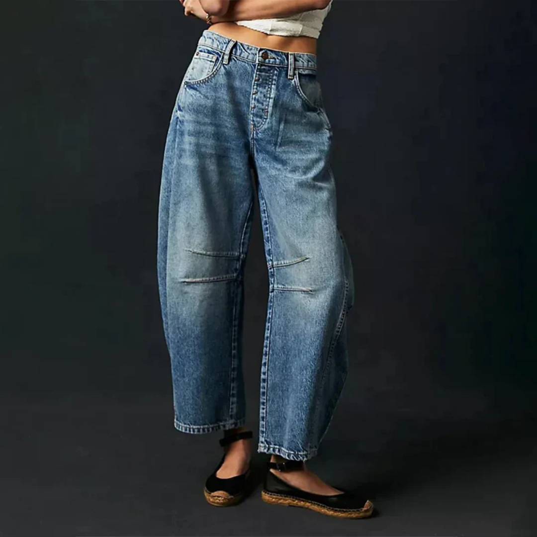 Jean Coupe Flatteuse Taille Ajustée pour Femme