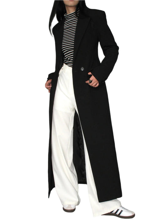 Manteau Long Coupe Classique pour Femme