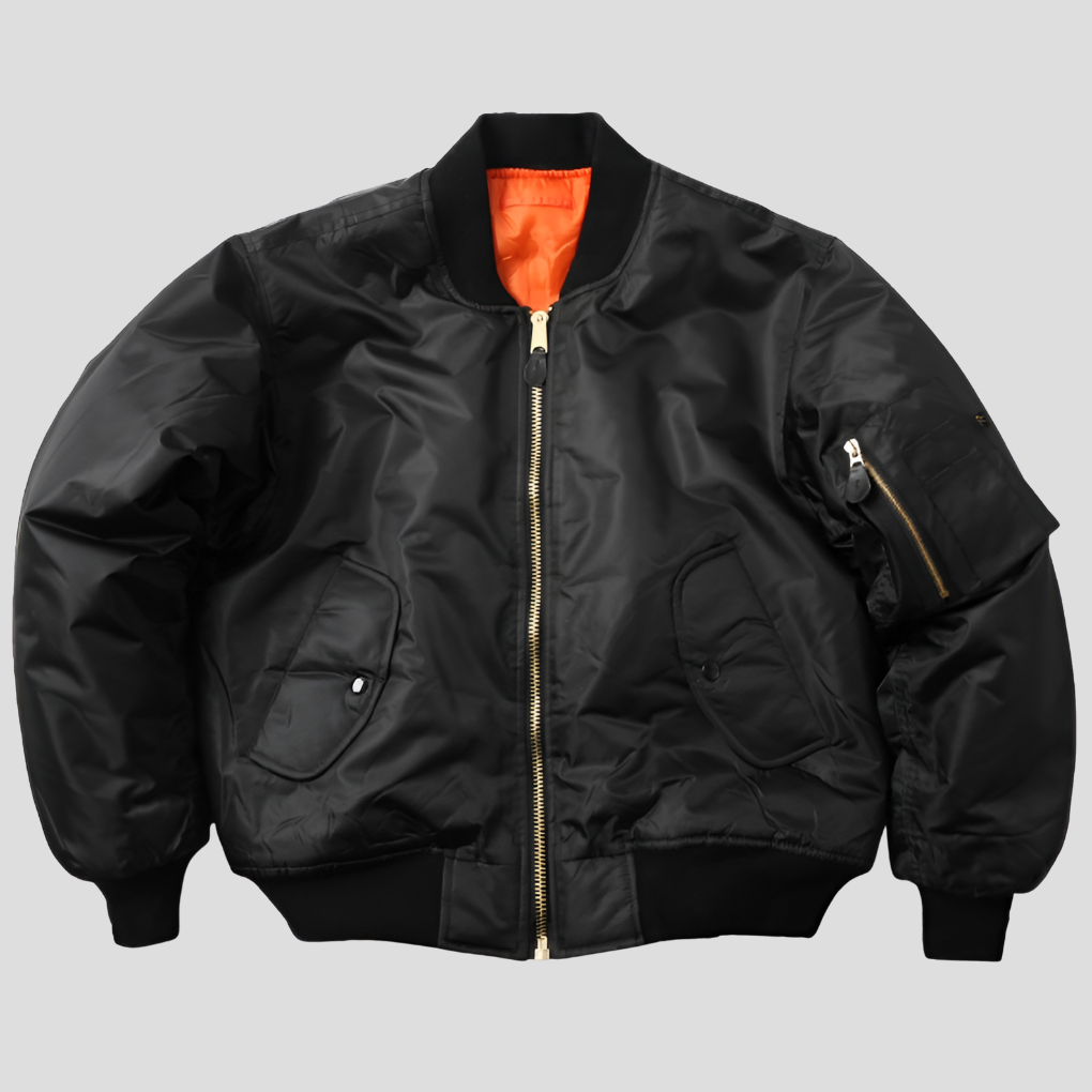Blouson Bombardier Finitions Côtelées pour Femme