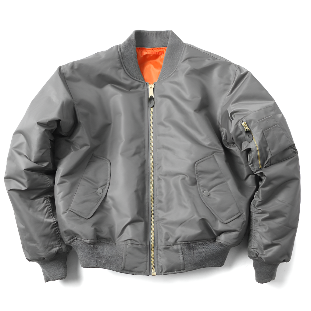 Blouson Bombardier Finitions Côtelées pour Femme