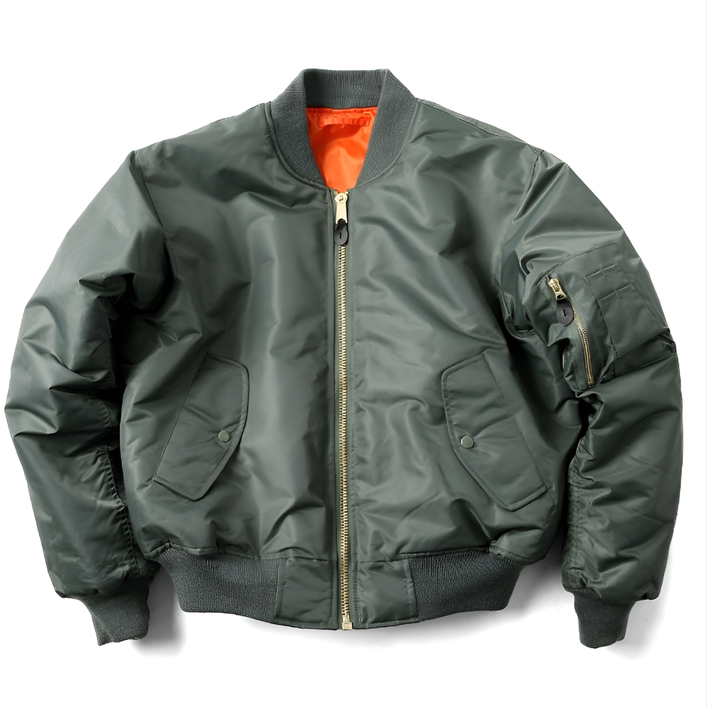 Blouson Bombardier Finitions Côtelées pour Femme