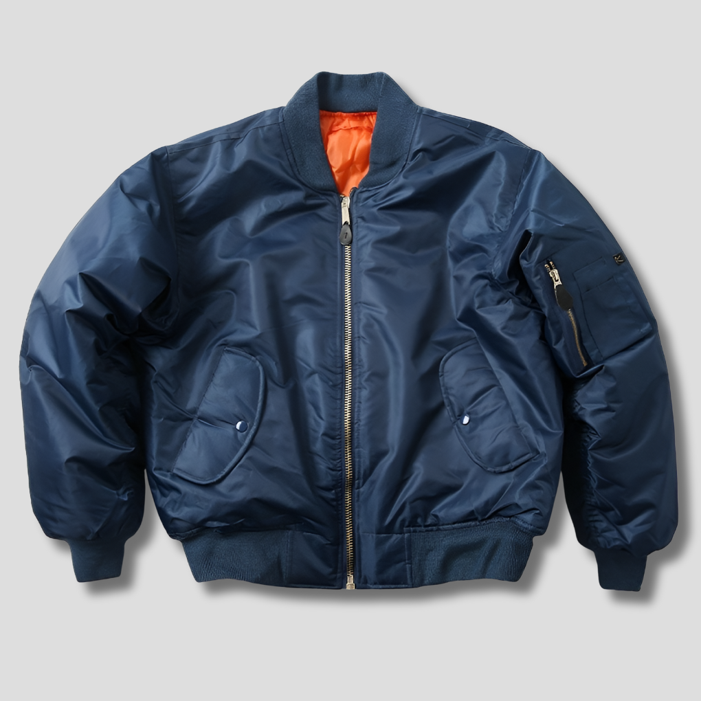 Blouson Bombardier Finitions Côtelées pour Femme