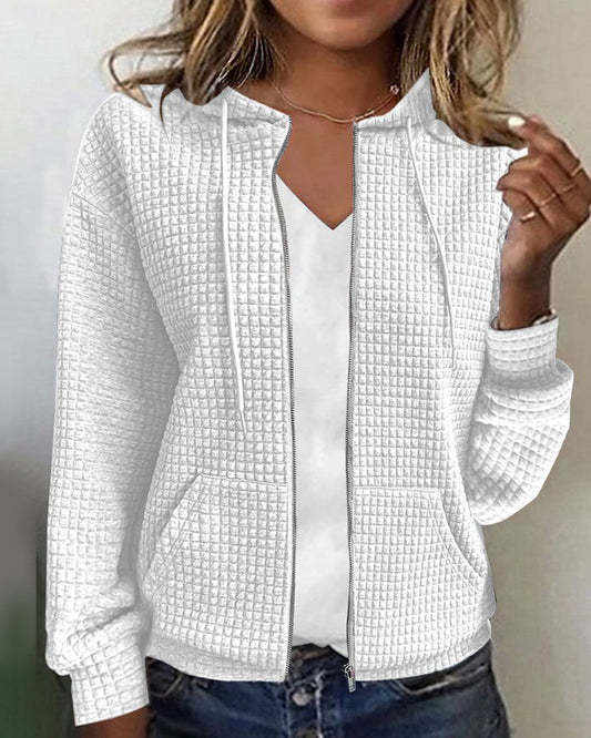 Veste en Coton à Poches pour Femme