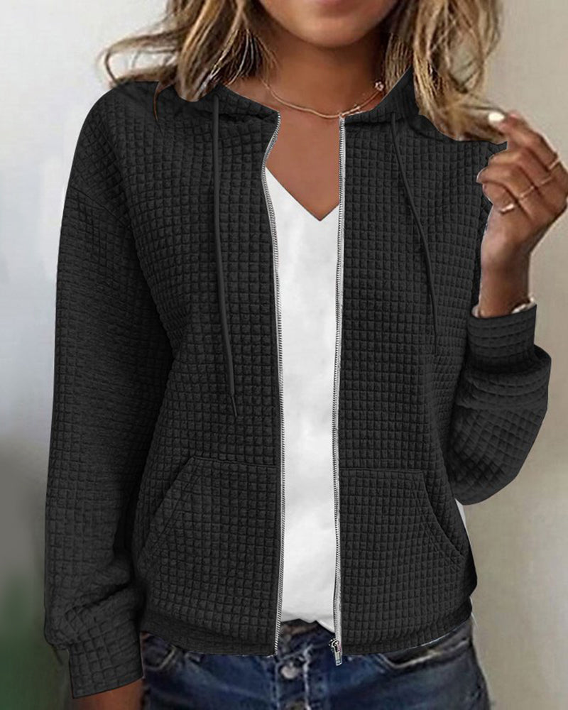 Veste en Coton à Poches pour Femme