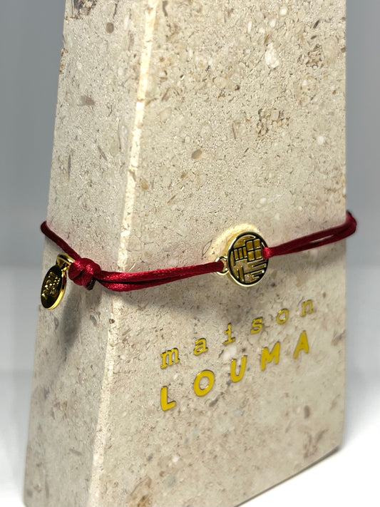 | Lucky | Bracelet - "福 fu " -