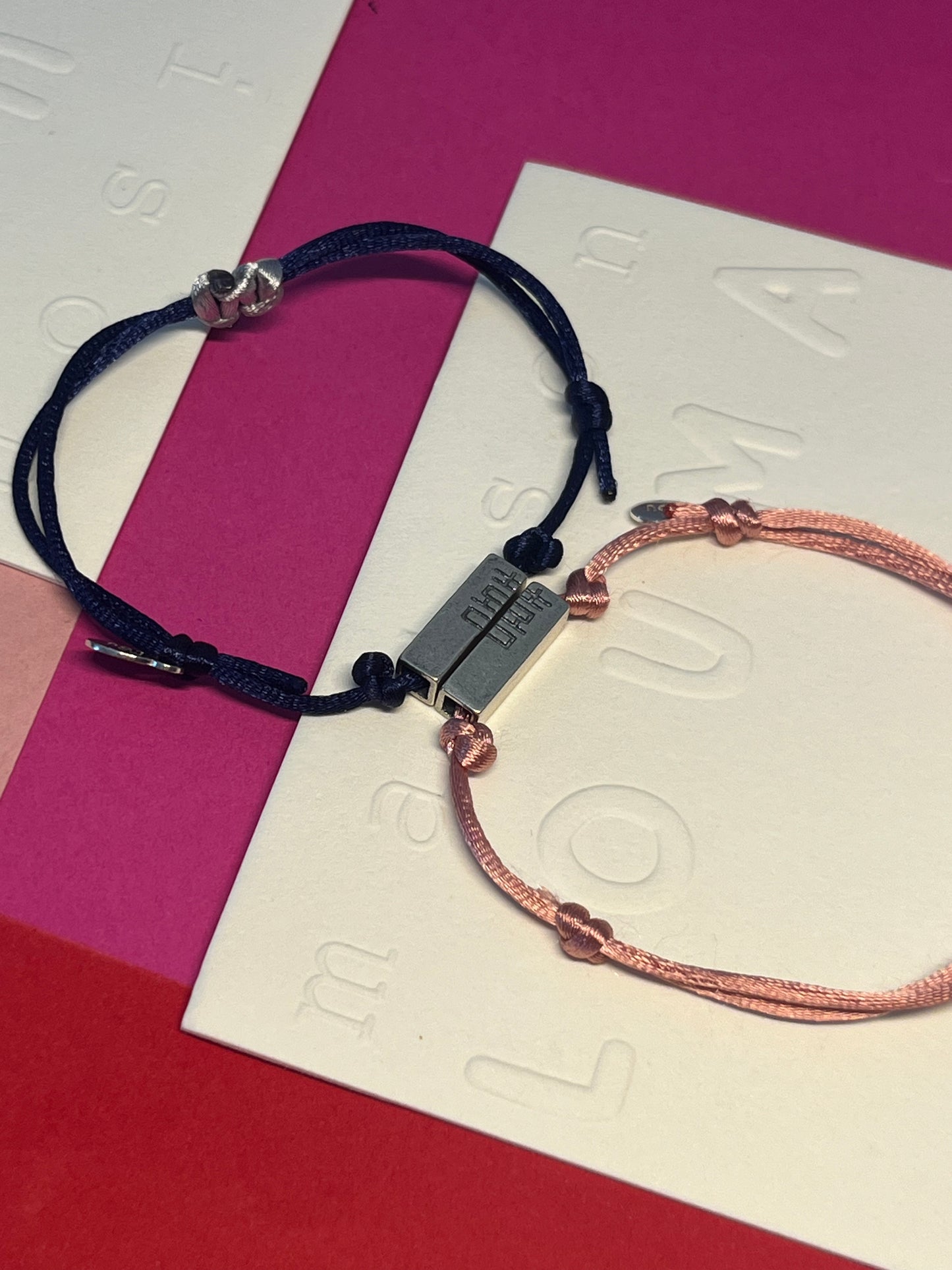 | Peace | Matching Bracelet - Pure Silver Double Happiness "双喜" -