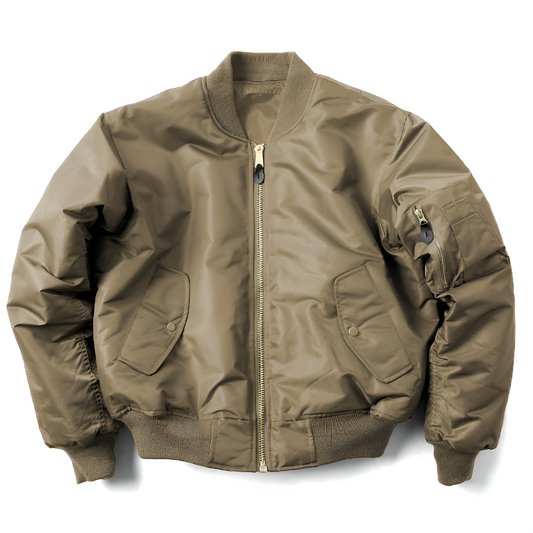 Blouson Bombardier Finitions Côtelées pour Femme