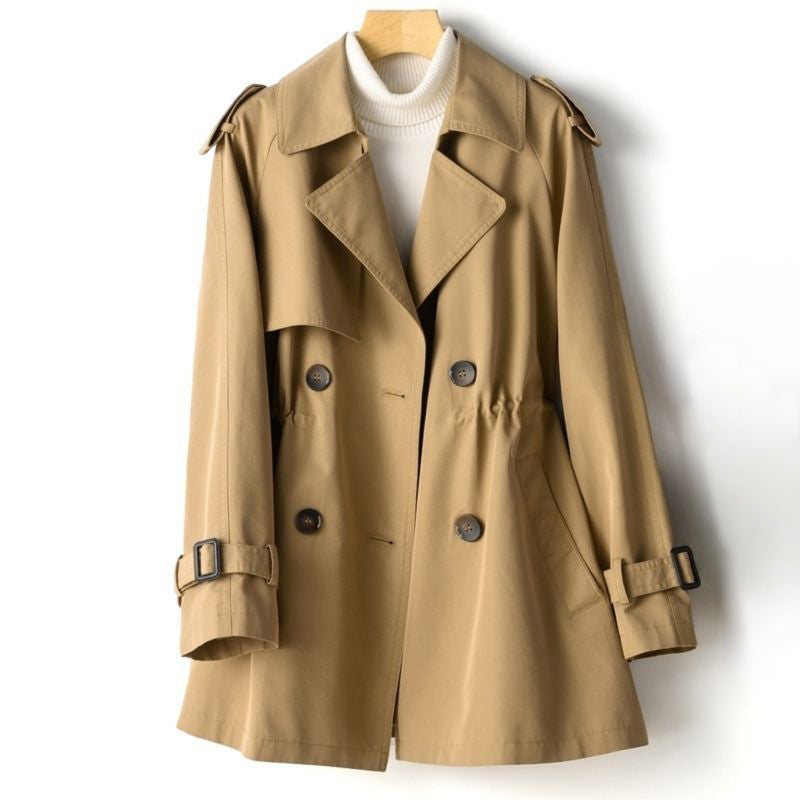 Manteau Trench Léger Silhouette Classique pour Femme