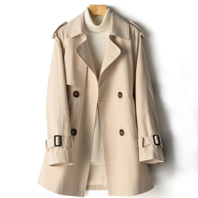 Manteau Trench Léger Silhouette Classique pour Femme