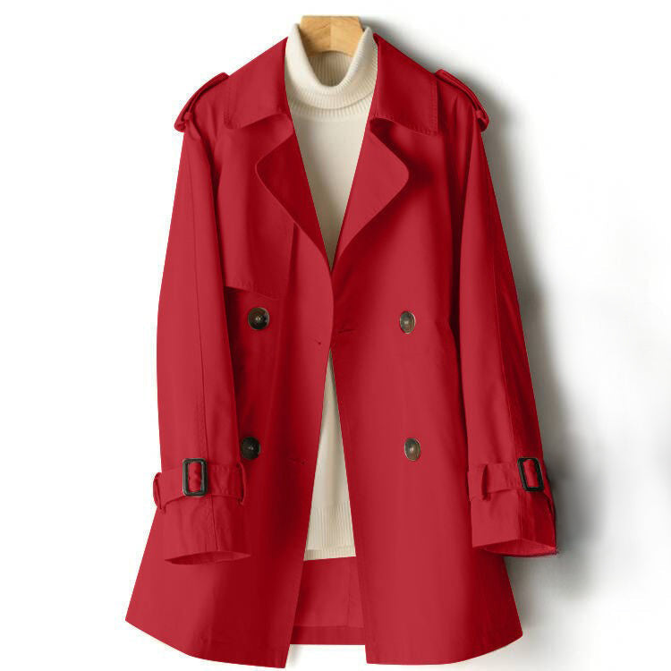 Manteau Trench Léger Silhouette Classique pour Femme