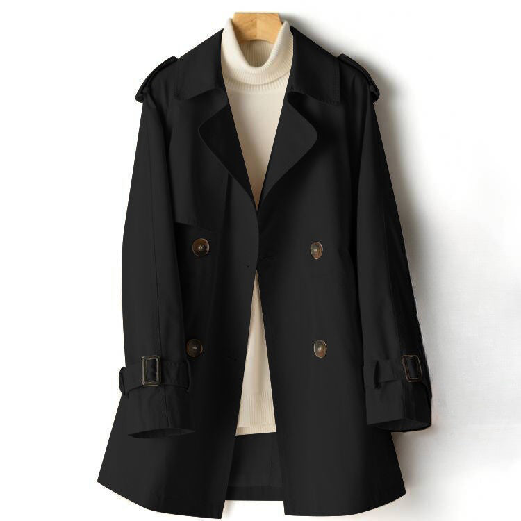 Manteau Trench Léger Silhouette Classique pour Femme