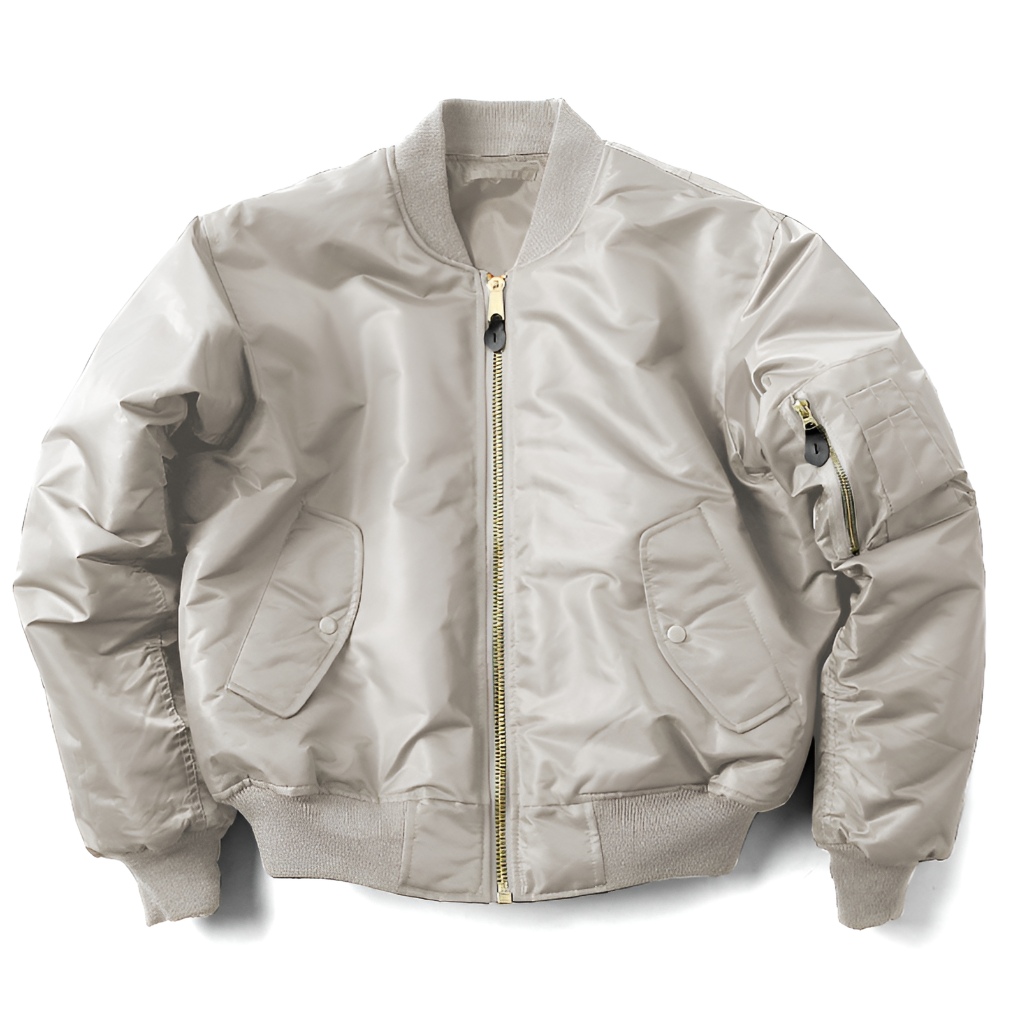 Blouson Bombardier Finitions Côtelées pour Femme