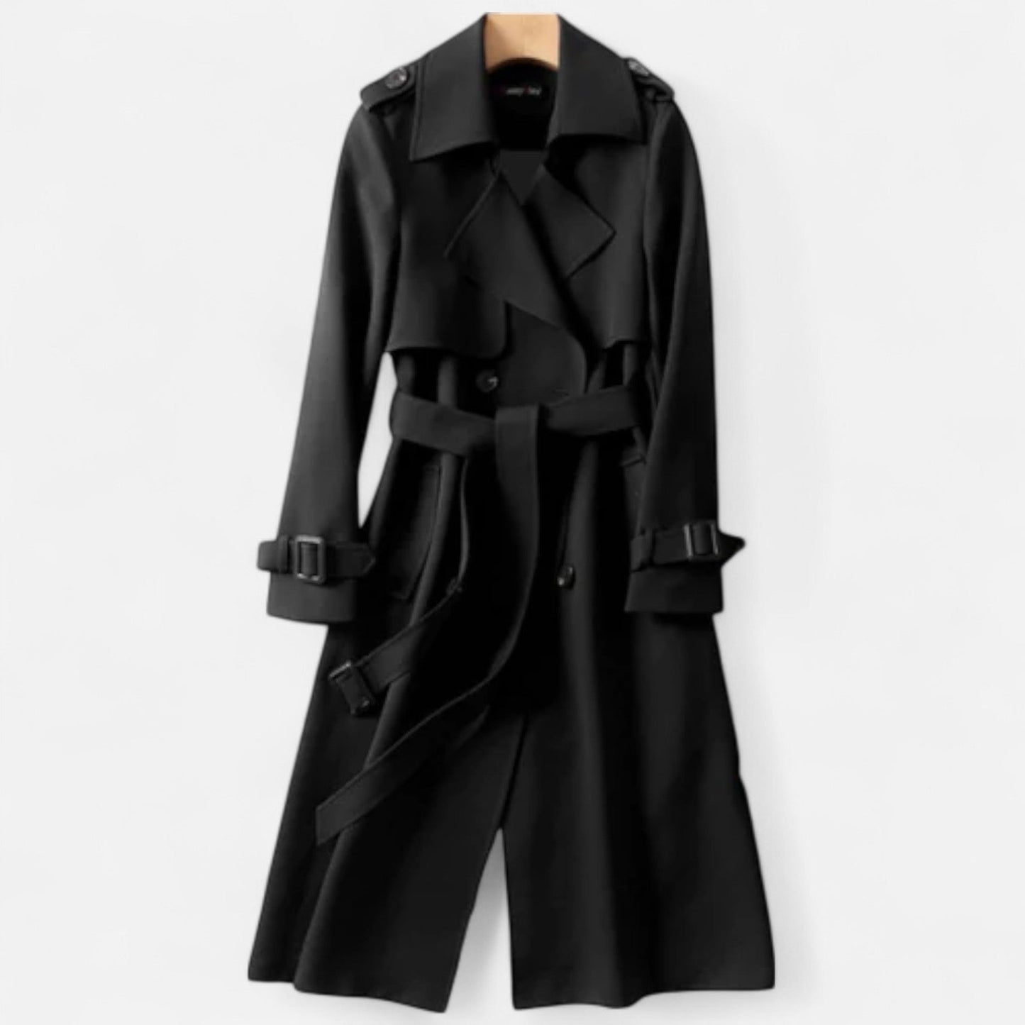 Manteau Long en Laine Coupe Cintrée pour Femme