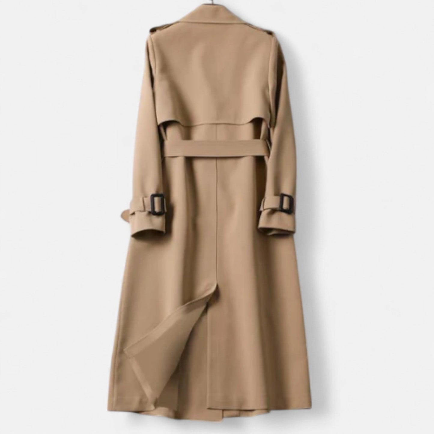 Manteau Long en Laine Coupe Cintrée pour Femme