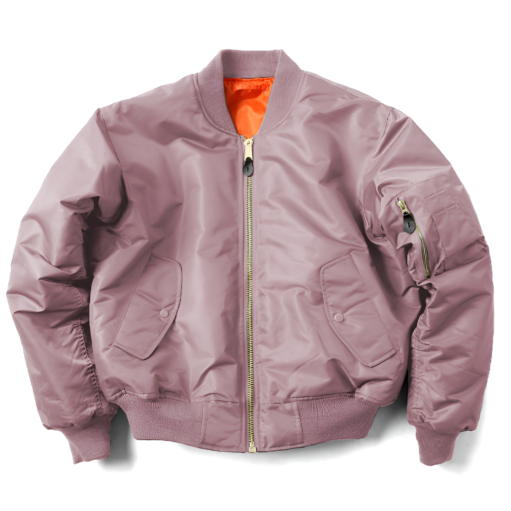 Blouson Bombardier Finitions Côtelées pour Femme