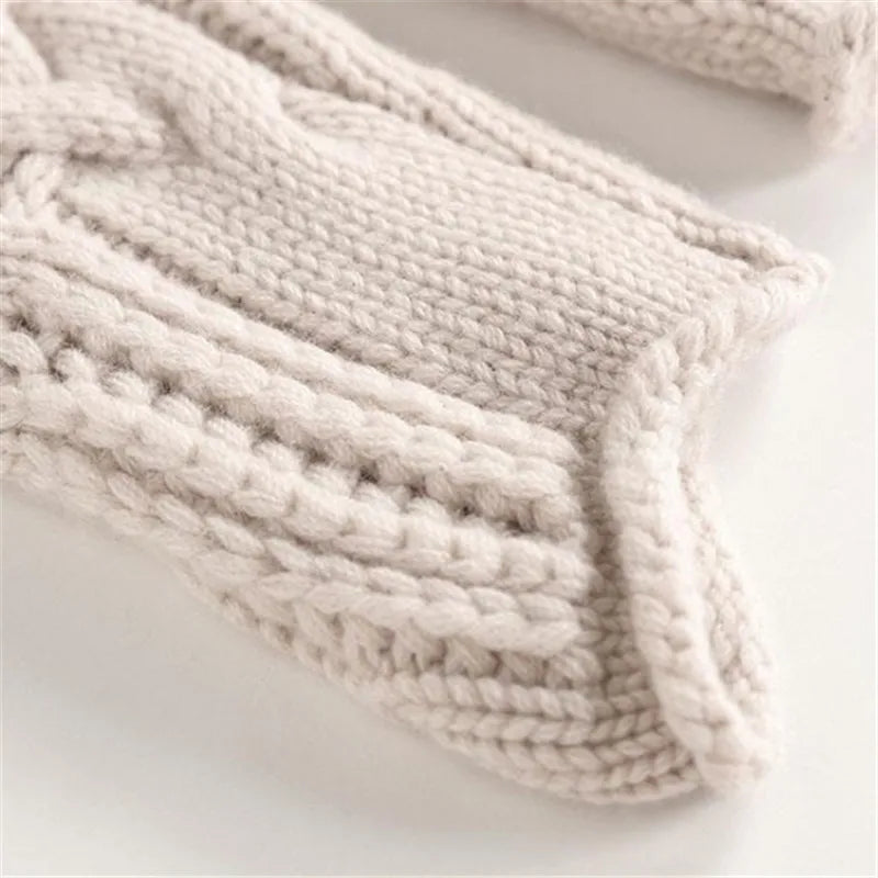 Pull Léger à Bordures Côtelées pour Femme