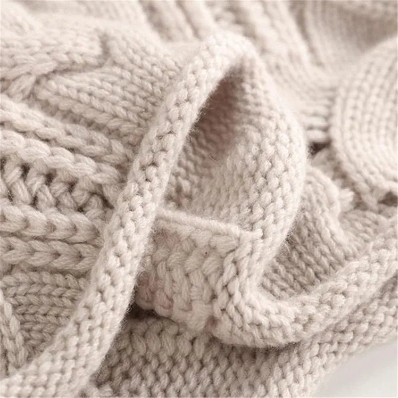 Pull Léger à Bordures Côtelées pour Femme