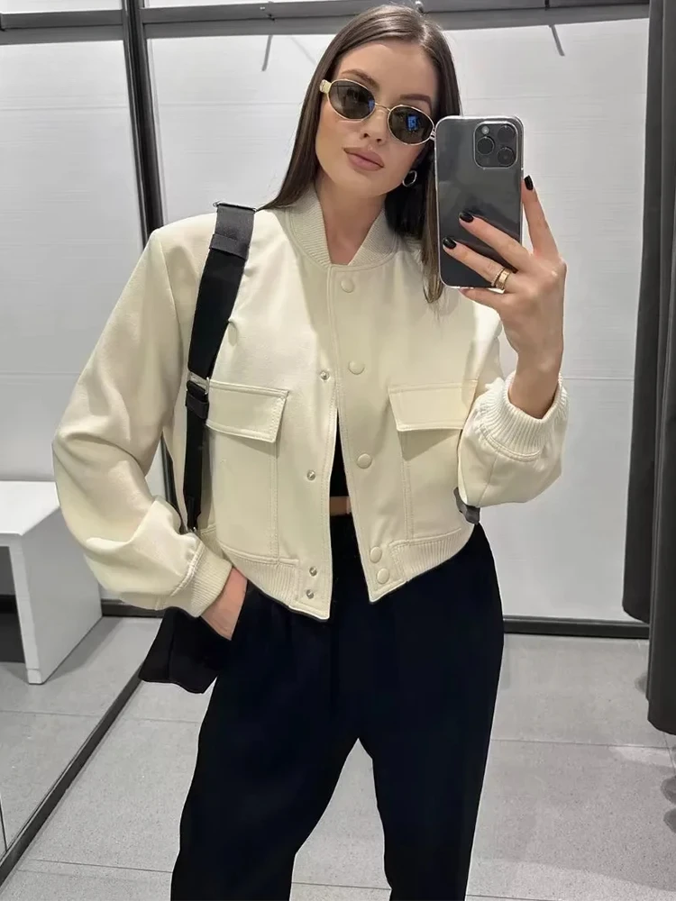 Blouson Bombardier Coupe Ample pour Femme