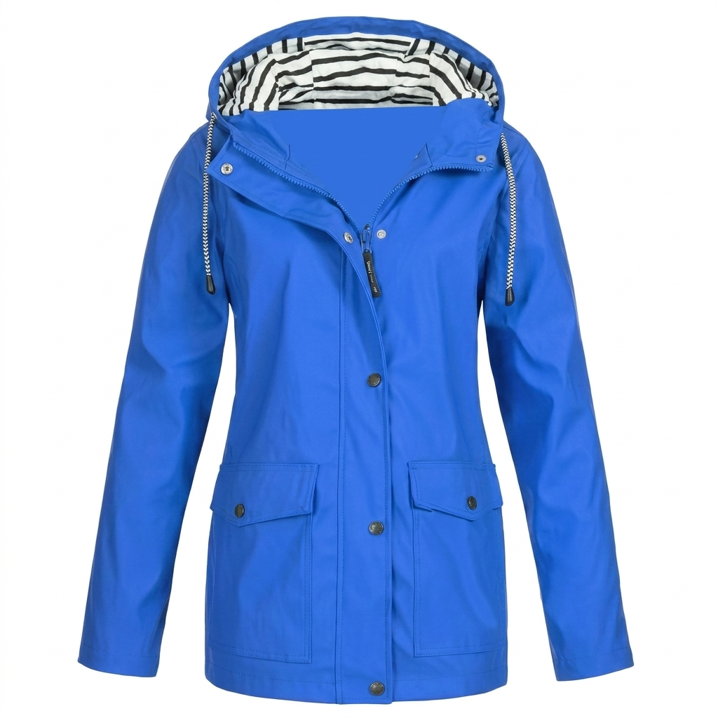 Veste Coupe-Vent à Capuche Ajustable pour Femme