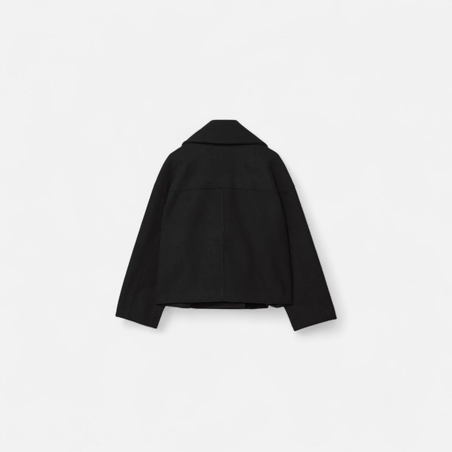 Veste Cintrée en Laine Fermeture Dissimulée pour Femme