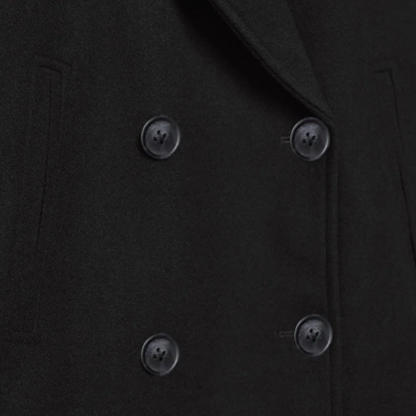 Veste Cintrée en Laine Fermeture Dissimulée pour Femme