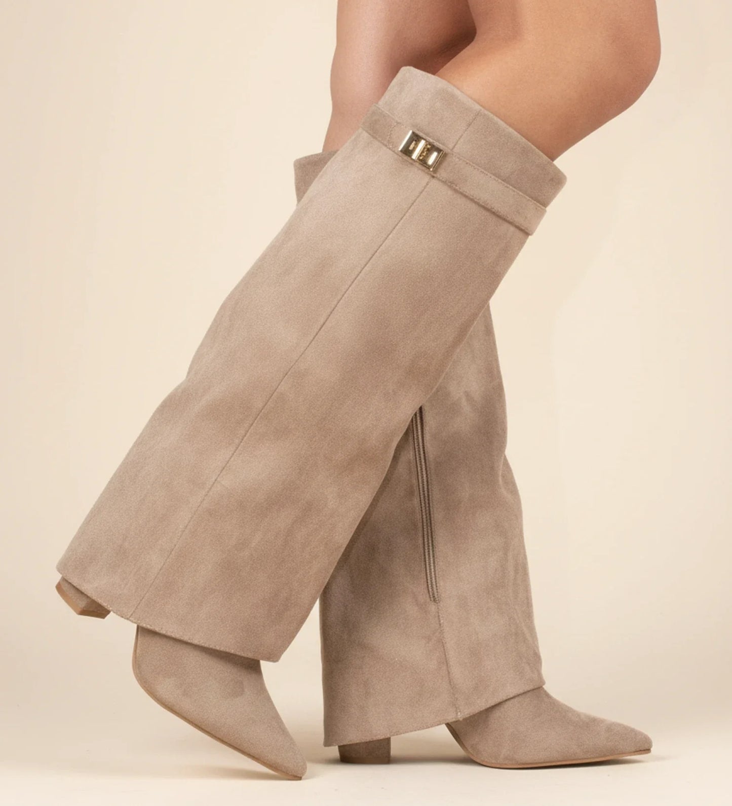 Bottes Hautes Slouch Bout Pointu pour Femme